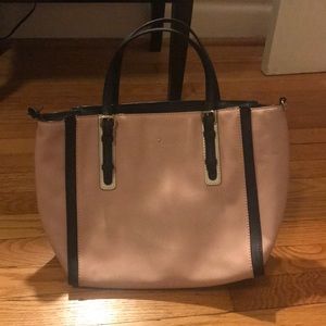 Pink and black Kate spade purse
